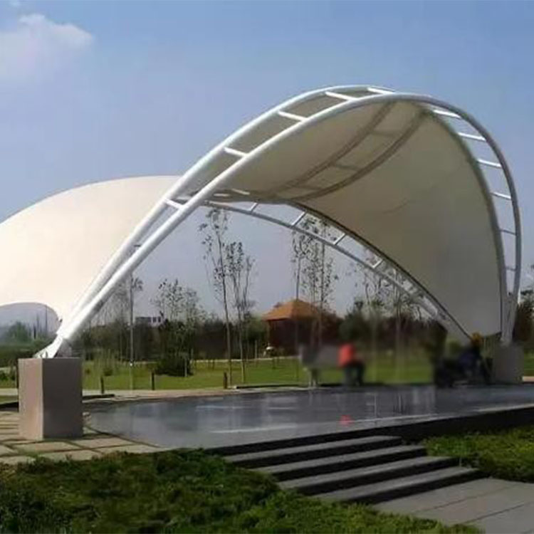 定洁县膜结构景观棚