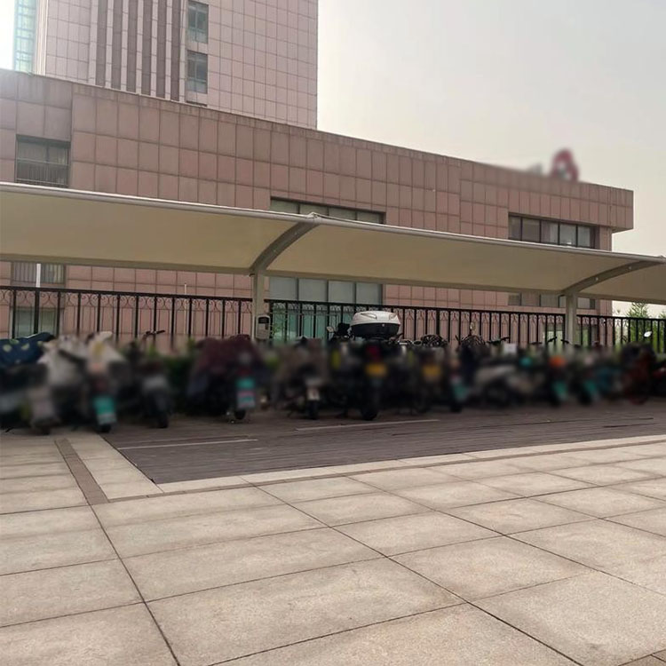 定洁县膜结构电动车棚