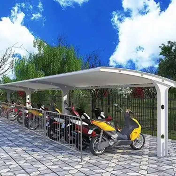 定洁县膜结构电动车棚